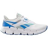 Reebok Unisex Zig DYNAMICA 5 Sneaker,White Kinetic Blue Grey 1,44.5 EU