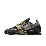 Nike Romaleos 4 Gewichtheberschuhe (CD3463-001, Schwarz/Metallic Gold/Weiß/Metallic Gold), Schwarz/Metallic-Gold/Weiß/Metallic-Gold, 36 EU