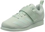 adidas Damen Powerlift 4 Indoor Court Shoe, Dash Green/Dash Green/Dash Green, 42 2/3 EU