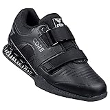 Nordcore Gewichtheberschuhe Force Black, Powerlifting & Bodybuilding Shoes, Squat Schuhe schwarz, 45 EU